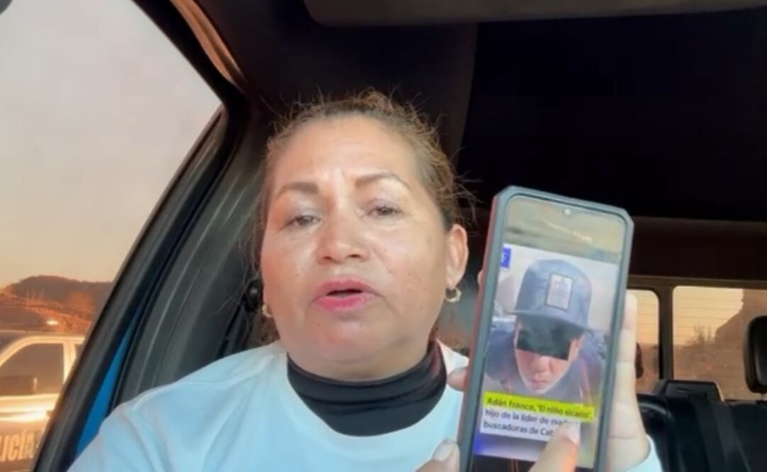 Ceci Flores aclara que “Niño Sicario” detenido en Caborca no es su hijo (02/02/2025). Foto: Captura de pantalla