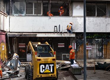 FOTOS: Inicia demolición de edificios dañados por sismo de 1985 y 2017 en CDMX