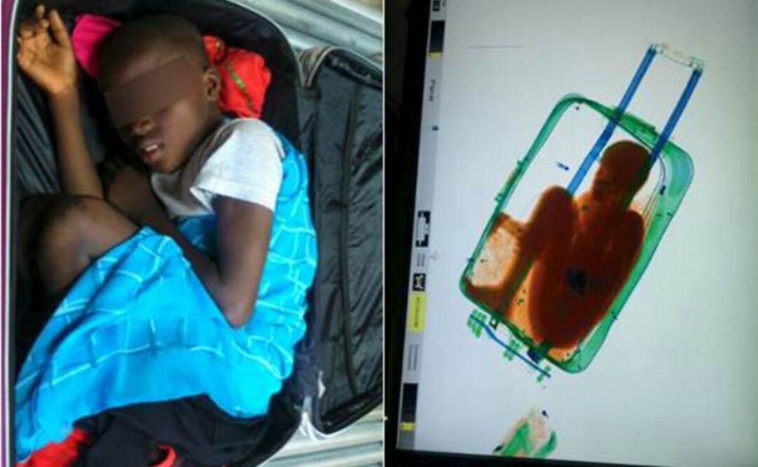 Condenan a prisión a padre de niño escondido en maleta