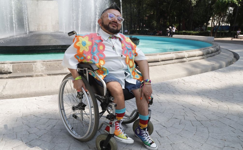 Guz Guevara, "artivista" queer. Foto: Carlos Mejía EL UNIVERSAL.