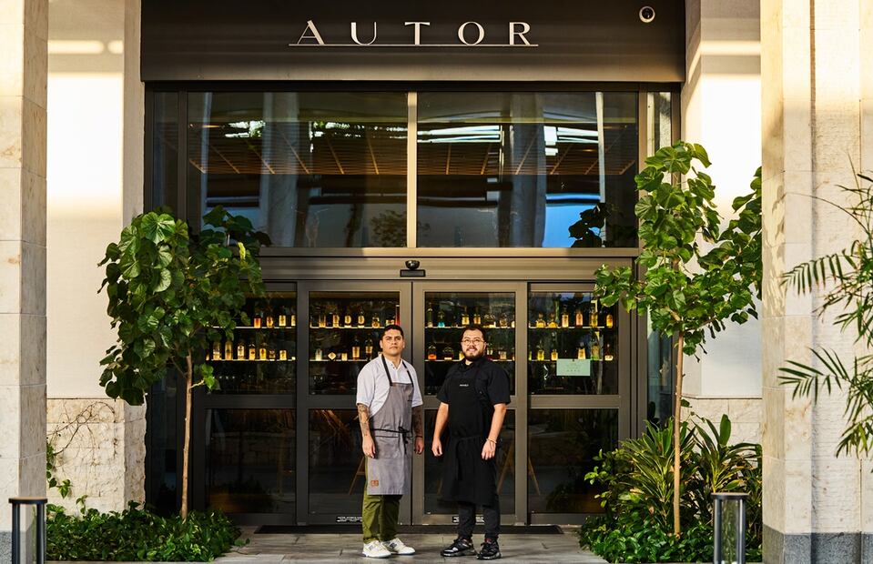 Los chef Alan Carias y Fernando Hernández en Autor. Foto: Cortesía