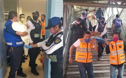 Nace bebé en estación Romero Rubio de la Línea B del Metro