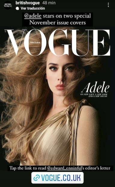 Detalles de los outfits de lujo con los que Adele posó para Vogue