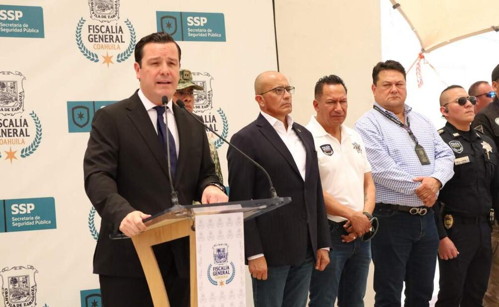 Conferencia de Fiscalía de Coahuila sobre feminicida de menor Brisa Izela (18/06/2025). Foto: Especial