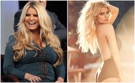 Jessica Simpson presume figura en traje de baño
