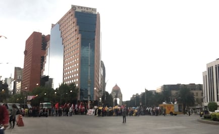 Asamblea de Barrios realiza bloqueo en Reforma y av. Juárez