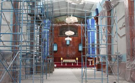 Habitantes denuncian que templo en Yehualtepec, Puebla, sigue sin ser reparado tras sismo de 2017