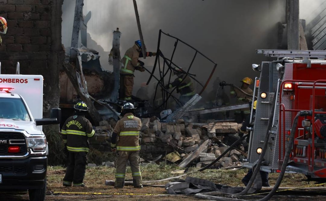 Desplome de avioneta en Toluca deja 6 muertos. (15/12/2025) Foto: Alejandro Vargas