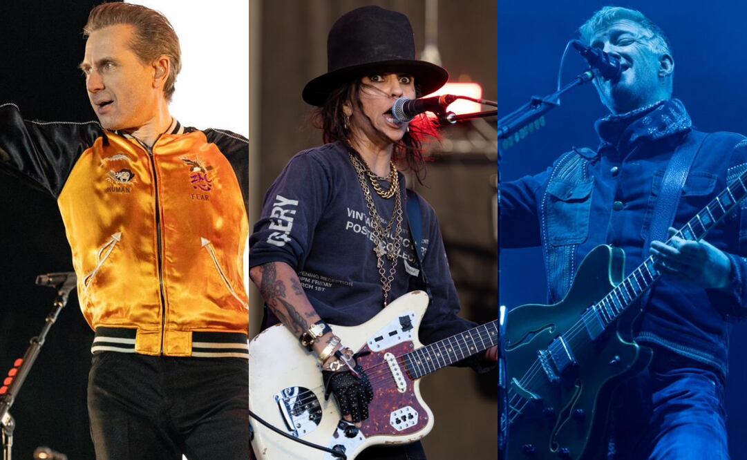 Franz Ferdinand, Non 4 Blondes y Queens of the Stone Age. Fotos: Hugo Salvador / EL UNIVERSAL