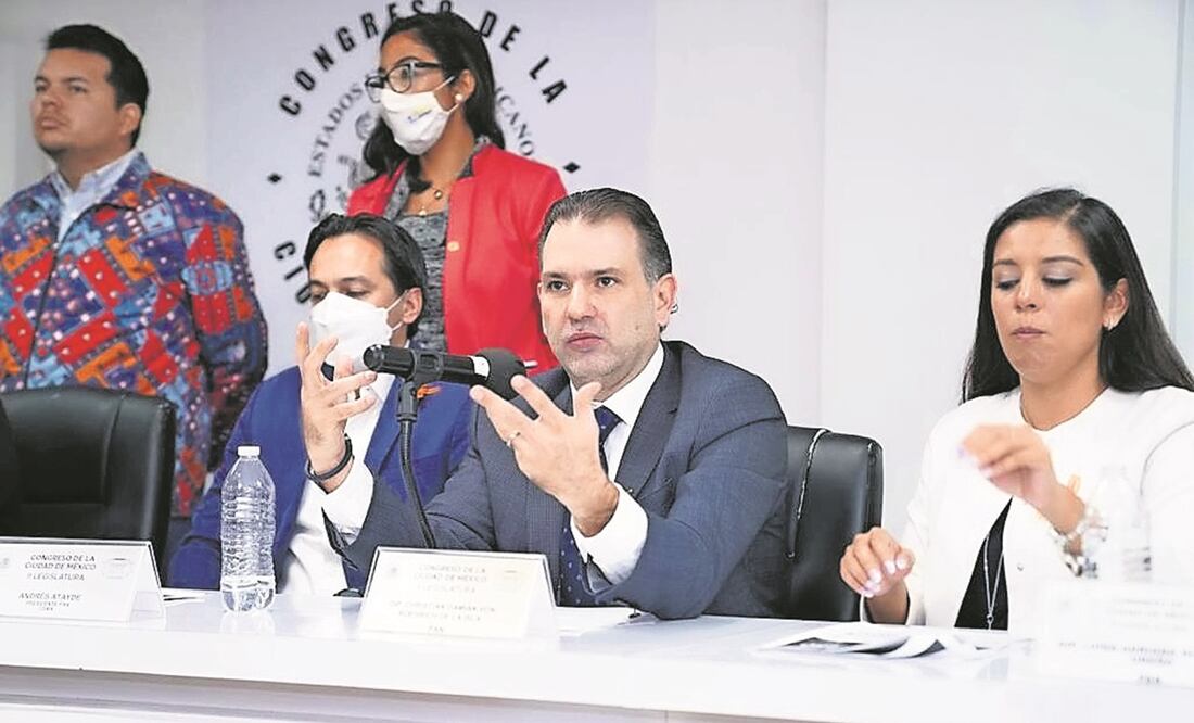 El PAN capitalino exige que haya cero deuda en la Ciudad. Foto: Especial.