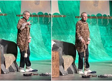 César Bono, el "Cavernícola" necio que llora, ríe y resiste