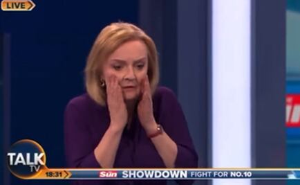 Moderadora se desmaya durante debate por TV entre aspirantes a sustituir a Boris Johnson