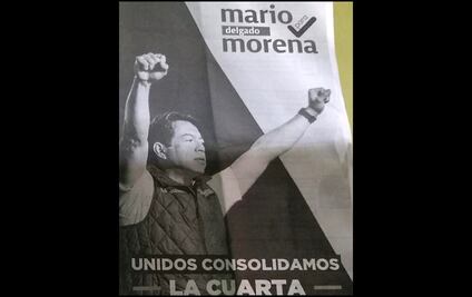 Con volantes, promocionan candidatura de Mario Delgado a dirigencia de Morena
