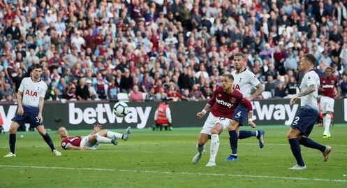 Chicharito reaparece en derrota del West Ham