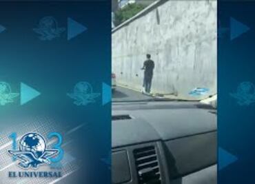 Captan a usuario de scooter Lime circular en Viaducto