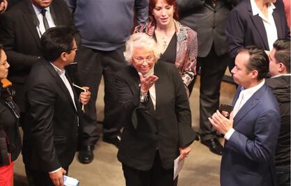 Senado despide a Sánchez Cordero con apoyo de bancadas