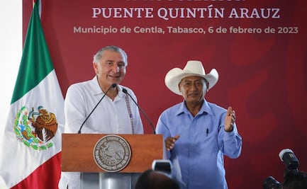 No me "encampanen", pide Adan Augusto a sus paisanos al recibirlo con un "¡Presidente, Presidente!"