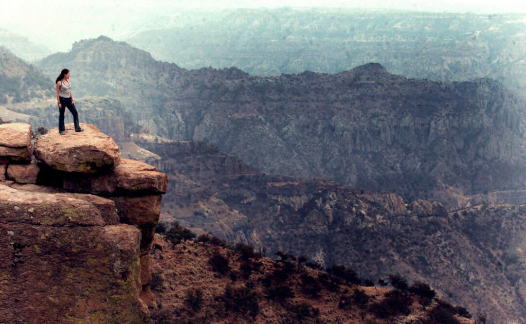 Mirador de Piedra Volada, en las Barrancas del Cobre. (Foto: Ramón Romero. EL UNIVERSAL)