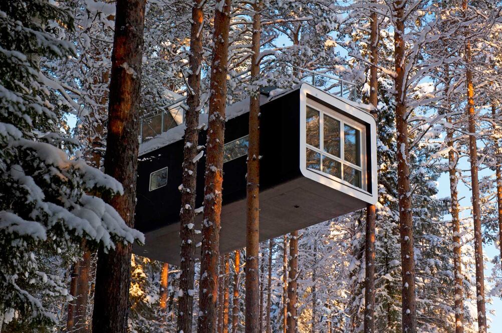 En Treehotel duerme suspendido entre los árboles. (Foto: Treehotel)