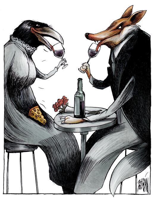 La fábula, el brindis y la moraleja
