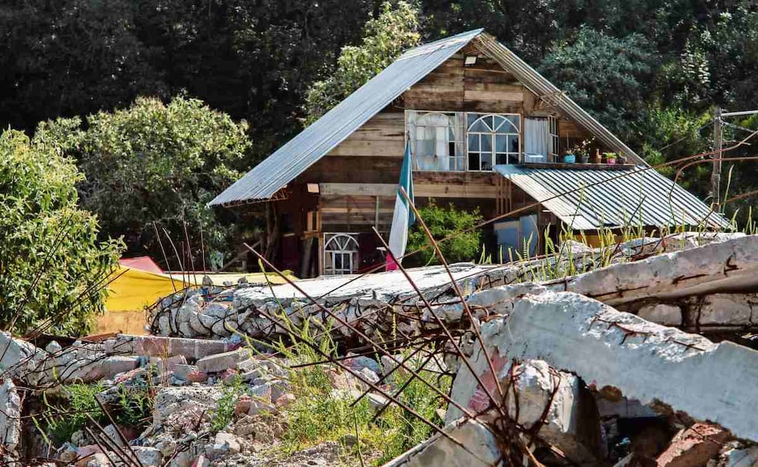 Tras el desalojo realizado por el Gobierno, algunos habitantes construyeron casas de madera. Foto: Osmar Alvarado / EL UNIVERSAL