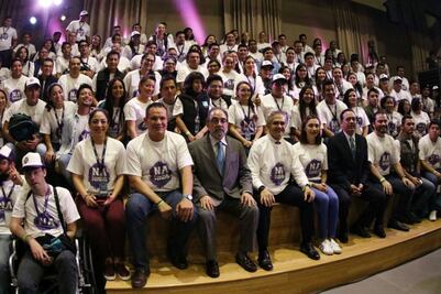 ​Mancera se reúne con jóvenes de Nueva Alianza