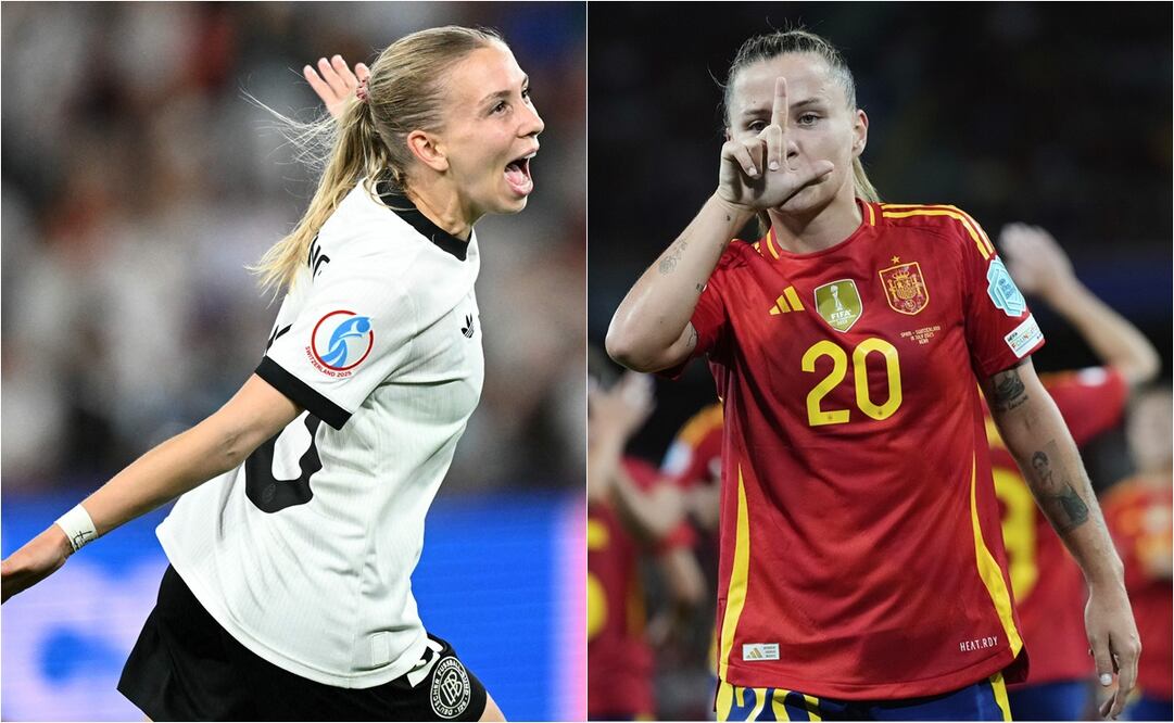 Alemania y España buscan el pase a la Final de la Eurocopa Femenil. FOTO: ESPECIAL