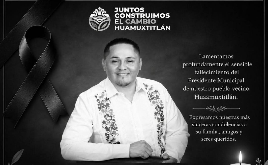 Muere alcalde de Huamuxtitlán en Guerrero; Fiscalía investiga las causas del fallecimiento. Foto: Especial