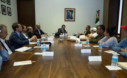 ​Recibe Osorio Chong a líderes campesinos; acuerdan mesas