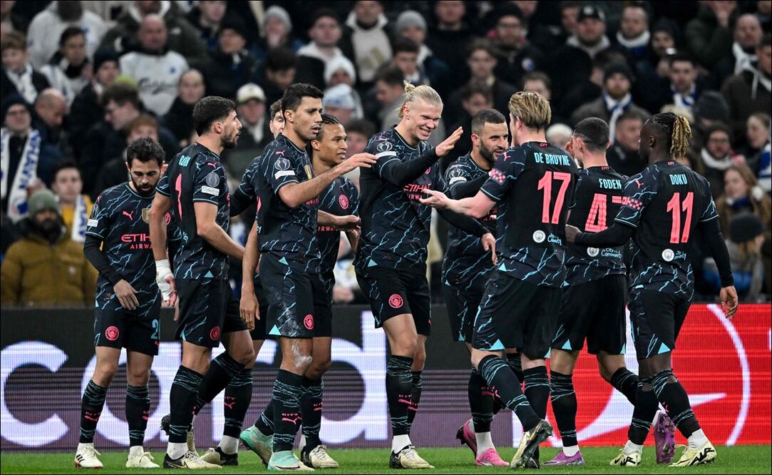 Manchester City saca contundente triunfo en su visita al Copenhague en la Champions League - Foto: AFP