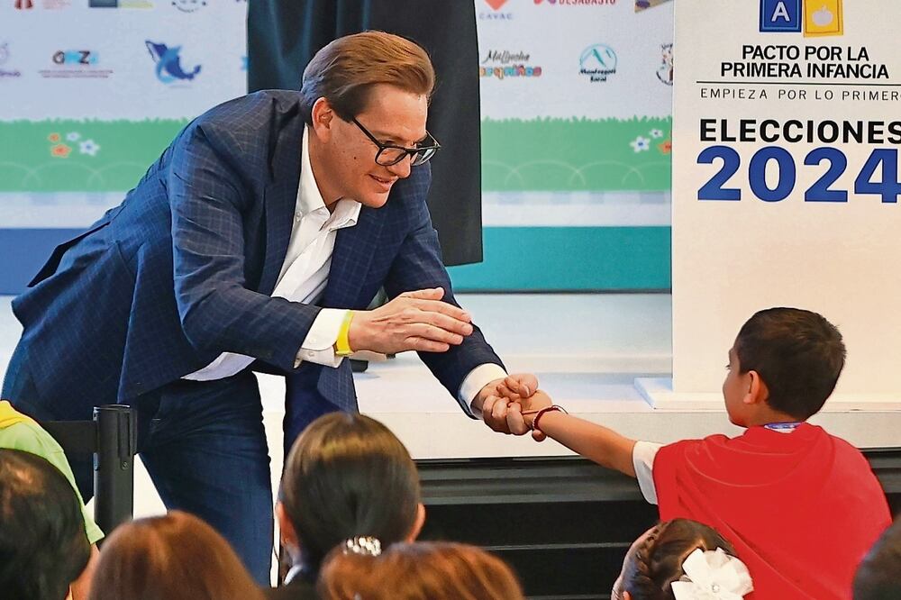 El aspirante de MC a la Jefatura de Gobierno propuso que para la primera infancia no se pregunte cuánto presupuesto hay para hacer las cosas, sino realizarlas Berenice Fregoso El universal