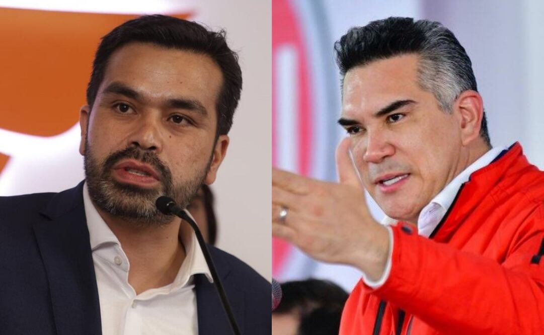 Jorge Álvarez Máynez y Alejandro Moreno Cárdenas. Foto: Archivo/ EL UNIVERSAL