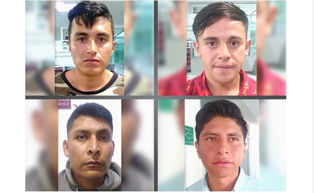 Víctor Hugo Hernández, Luis Enrique Rodríguez, Héctor Reyes y Julio César Tolentino, utilizaron una carroza fúnebre para llevar a cabo los secuestros. Foto: Especial 