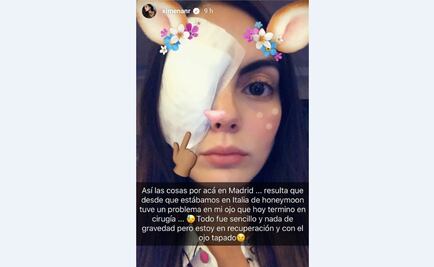 Operan a Ximena Navarrete durante su luna de miel