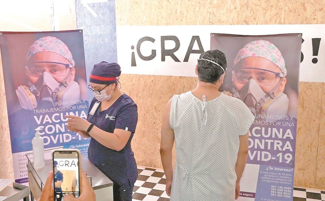 En México ya se aplican 7 mil unidades de la vacuna que prueba CanSino Biologics, en fase 3 de ensayo clínico. Foto: ARCHIVO EL UNIVERSAL