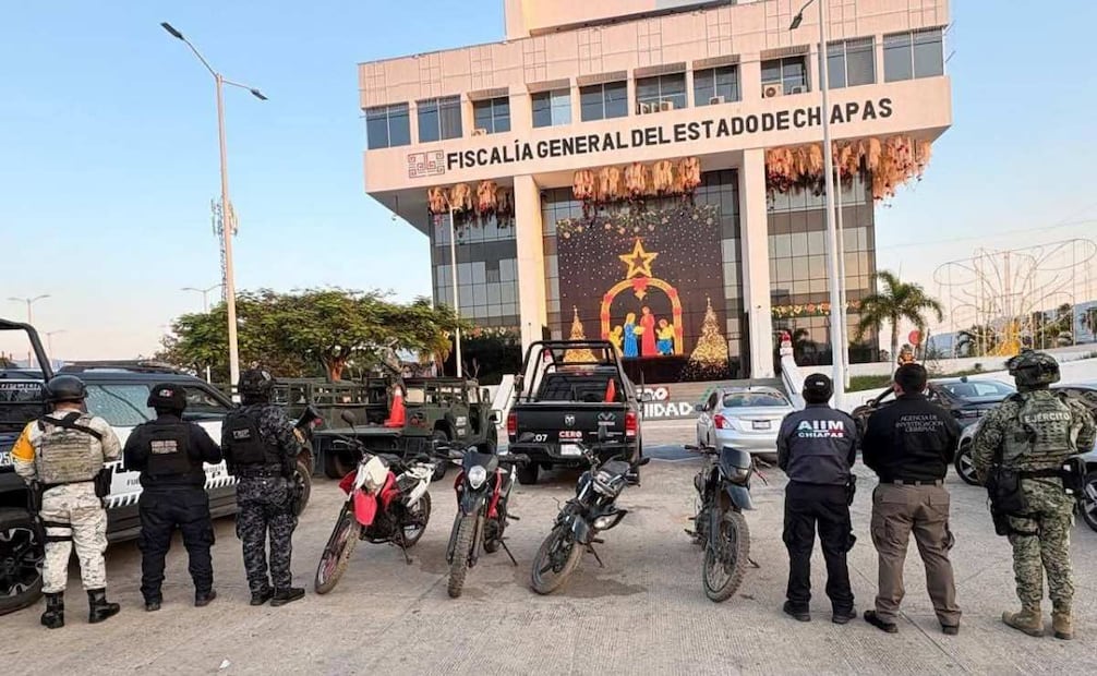 Operativos continúan tras quema de bares en Villaflores, Chiapas; detienen a síndica de Cintalapa.
Foto: Especial.