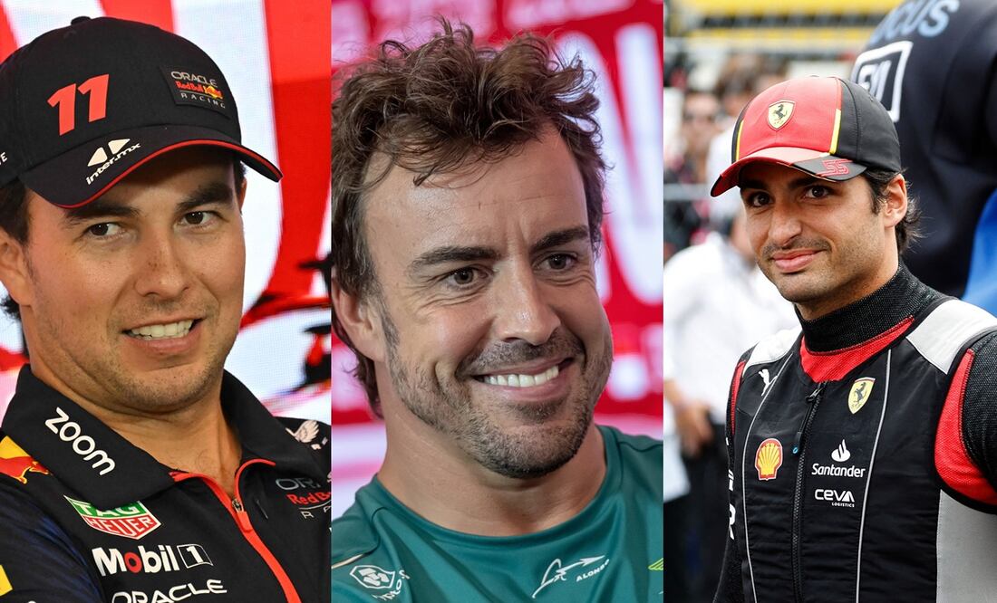 Checo Pérez recibió reclamos de Fernando Alonso y Carlos Sainz / Foto: Especiales