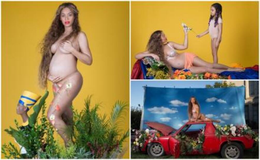 Beyoncé muestra desnuda su embarazo 