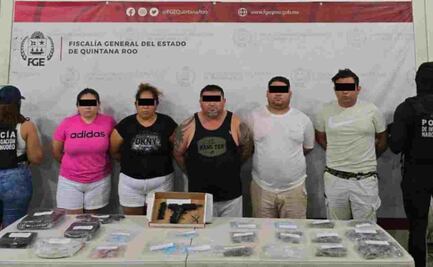 FGE detiene a Raúl "N", líder del grupo criminal del "Güero Palma"; se dedicaba a la venta de droga y extorsión en Quintana Roo