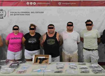 FGE detiene a Raúl "N", líder del grupo criminal del "Güero Palma"; se dedicaba a la venta de droga y extorsión en Quintana Roo