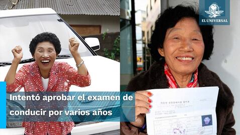 Tras más de 900 intentos, mujer pasa su examen de conducir y le regalan un coche