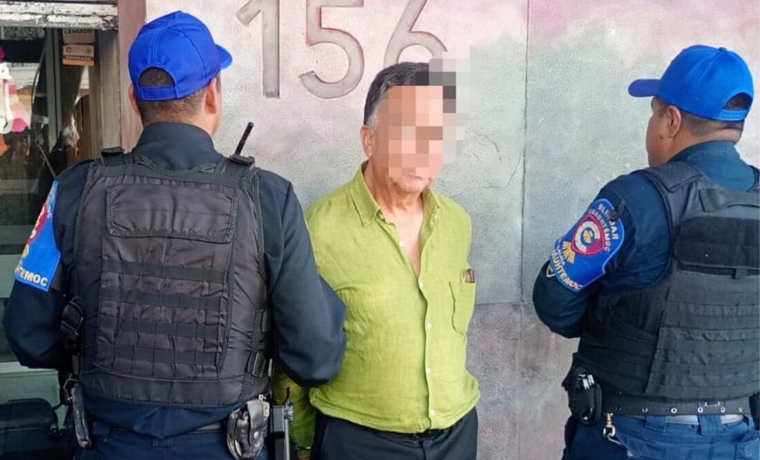 Detienen funcionario de la alcaldía Cuauhtémoc que intentó extorsionar un negocio. Foto: Especial