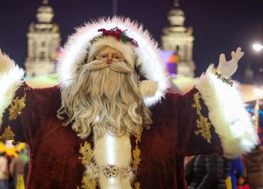 FOTOS: Santa Claus recorre las calles de la capital; conoce al artista urbano que trae alegría a chicos y grandes