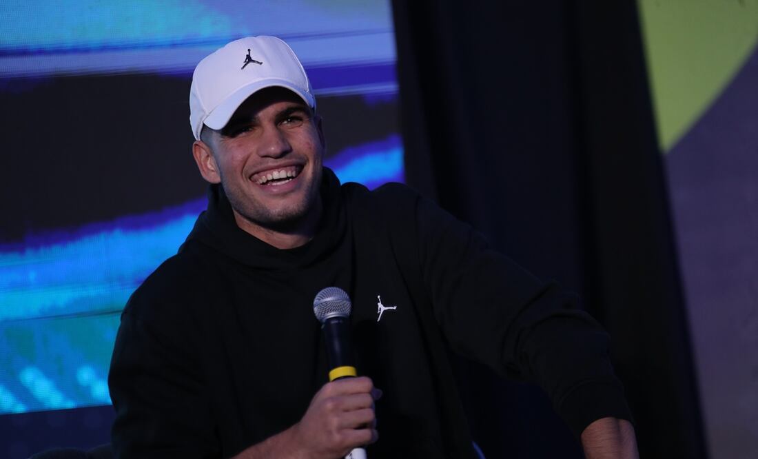 Carlos Alcaraz previo al Tennis Fest FOTO: GERMÁN ESPINOSA