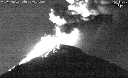 En caso de caída de ceniza, protege nariz y boca