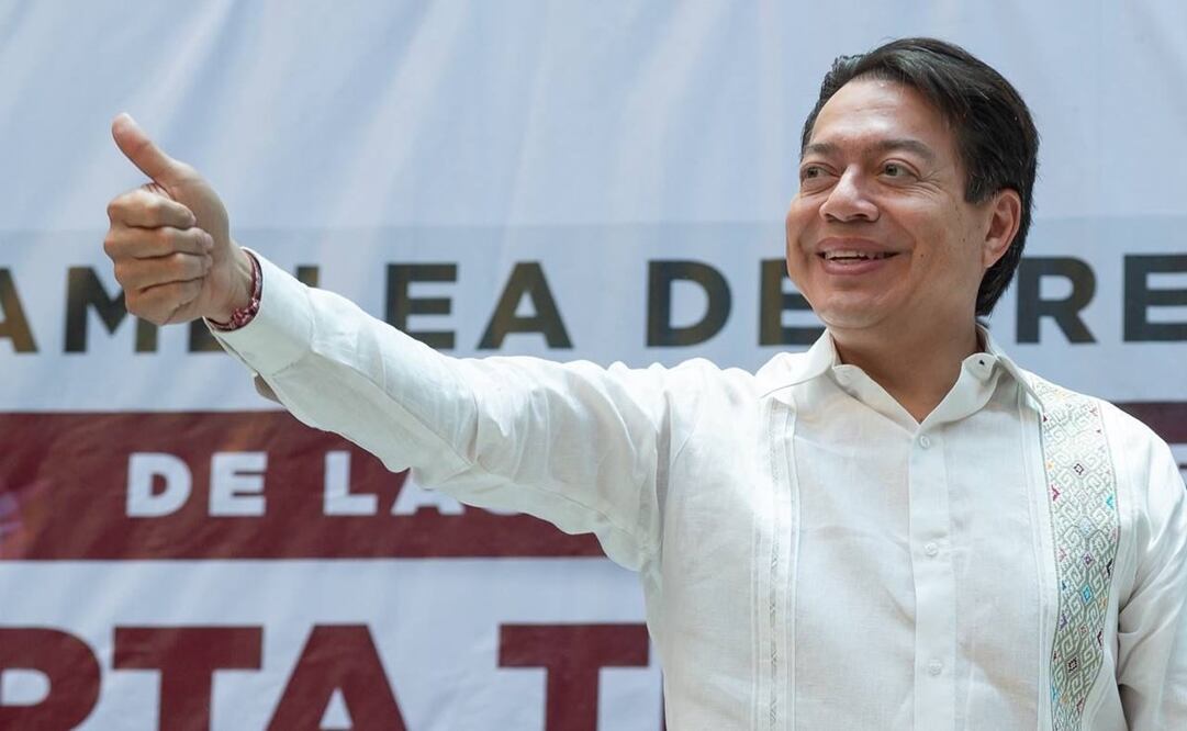 Líder nacional de Morena, Mario Delgado en la inauguración de la Primera Casa del partido en Tlalpan. Foto: Especial
