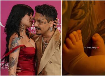 Christian Nodal muestra por primera vez el rostro de su hija Inti