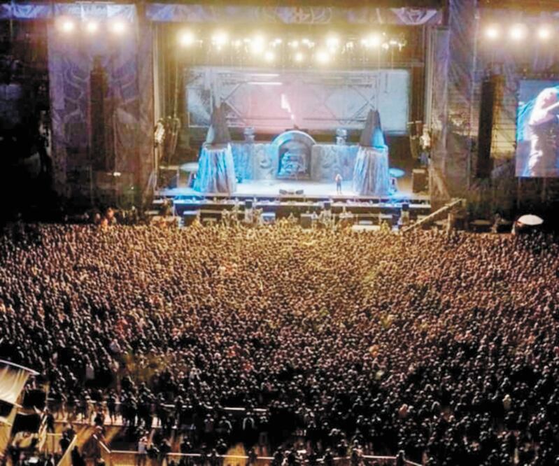 El segundo día del festival metalero tuvo una asistencia de 35 mil personas. Foto: HELL AND HEAVEN