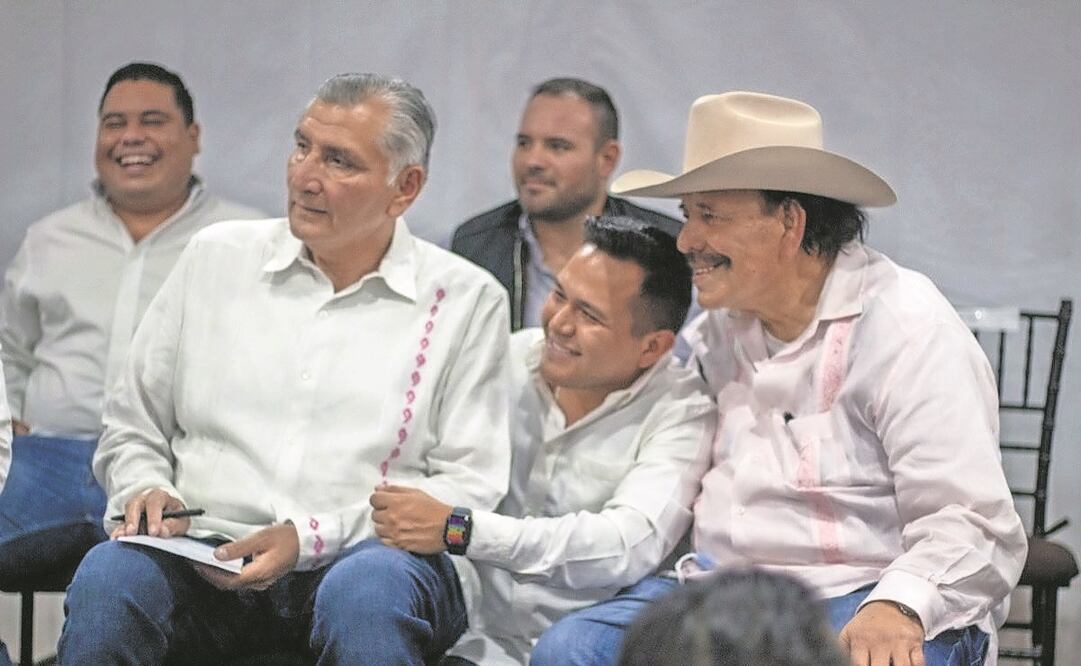 Adán Augusto López promovió en Coahuila la revocación de mandato en abril pasado; al lugar viajó en un avión de la GN. Foto: Especial 