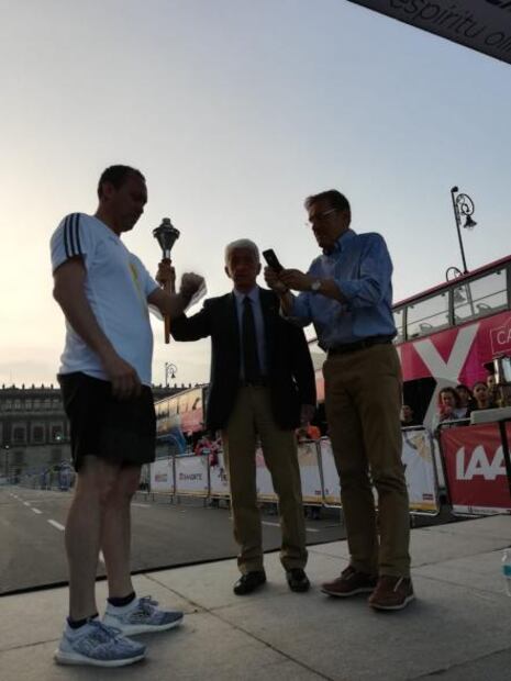 Llega flama del Maratón a la CDMX